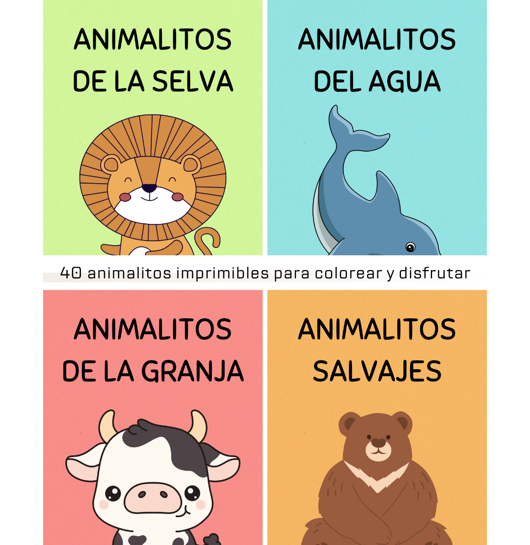 Animalitos para colorear