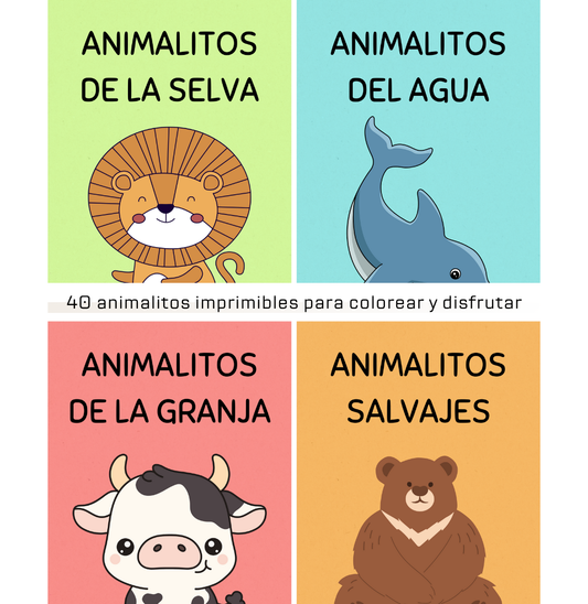 Animalitos para colorear